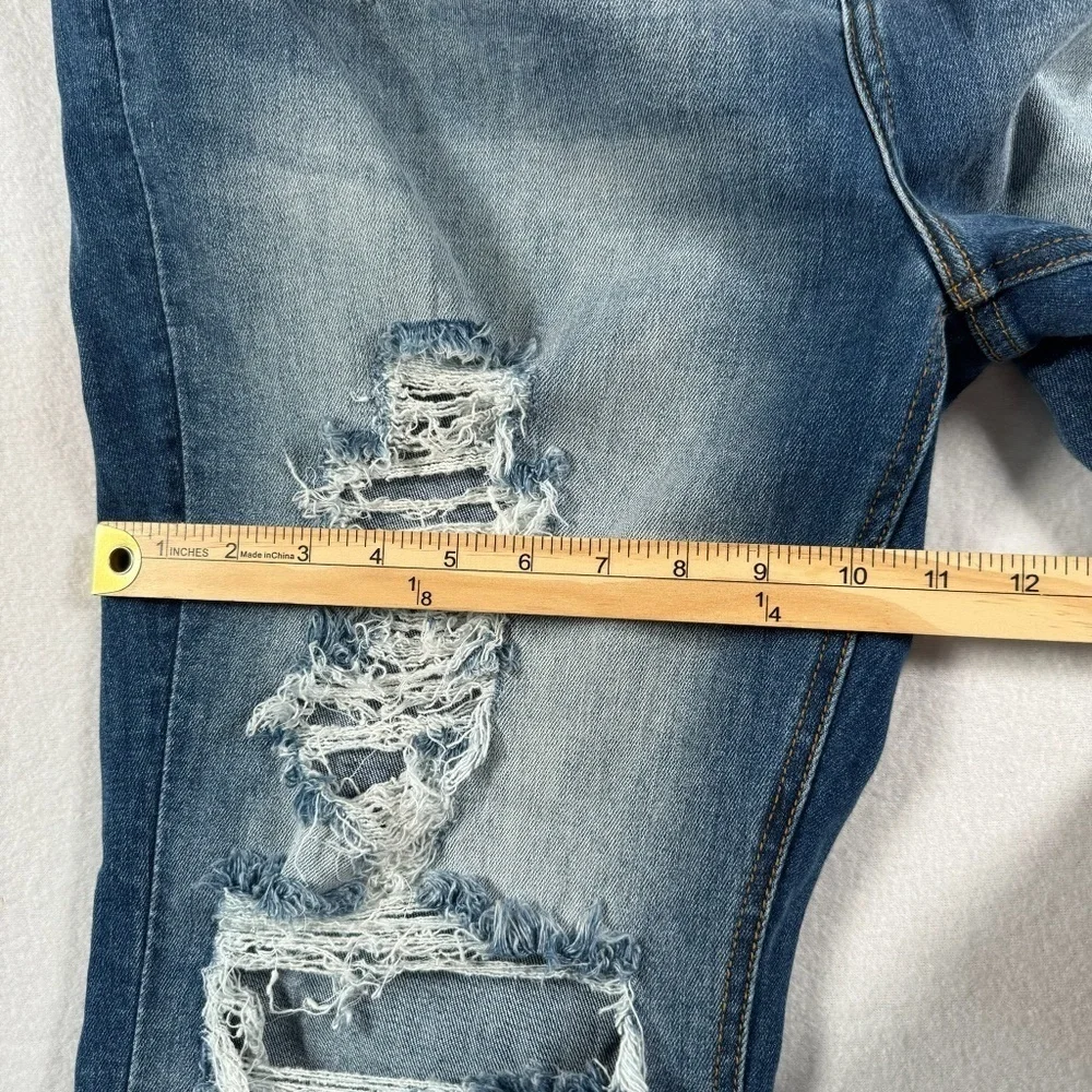 Risen Flare Leg Jeans Womens Size 3XL Medium Blue High Rise